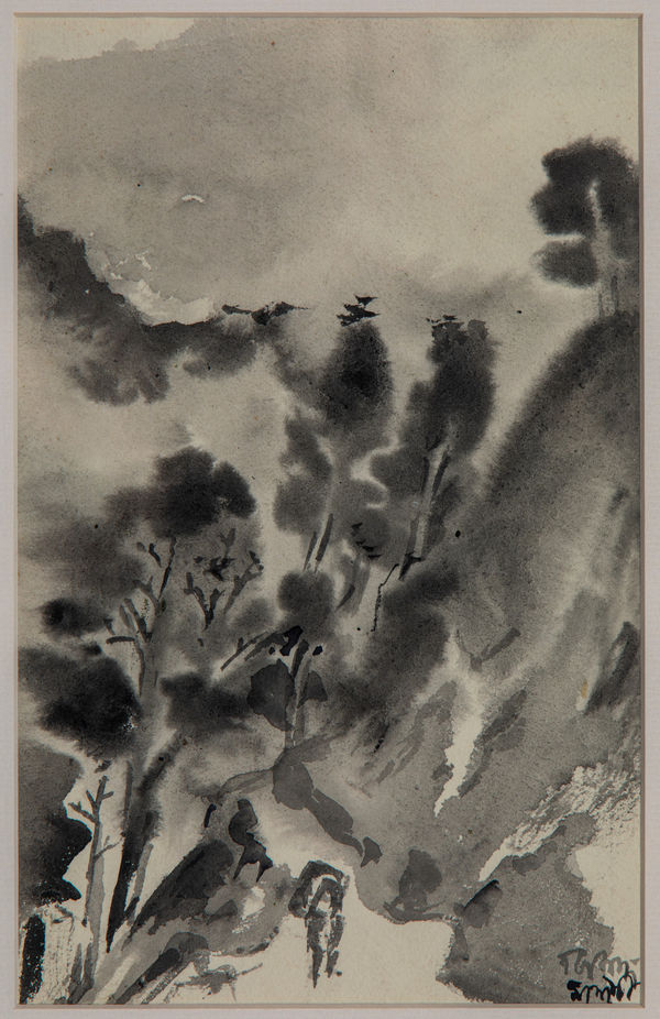 Benode Behari Mukherjee, Mussorie, 1954