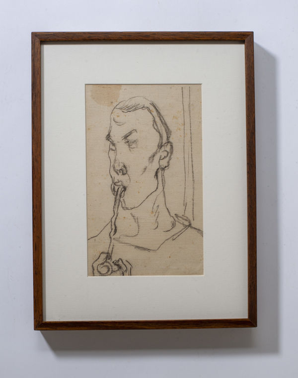 Benode Behari Mukherjee, Man with pipe, 1936