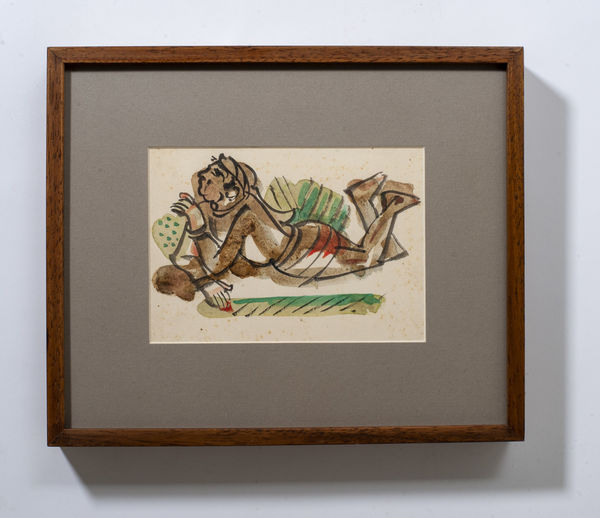 Benode Behari Mukherjee, Mussorie Santhal boy, 1953