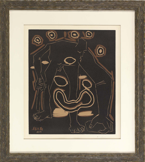 Pablo Picasso, L'Homme au Baton / Hercules, numbered 37/50, 1963