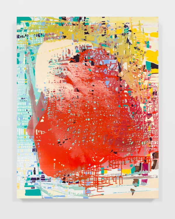 gestural abstract painting