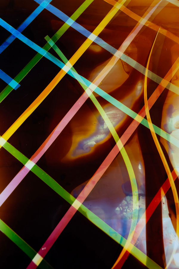 gestural abstract photographic print