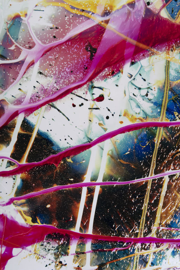 gestural abstract photographic print