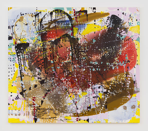 gestural abstract painting