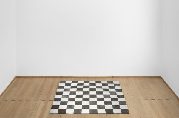 Carl Andre, Aluminum­ magnesium alloy square (in 100 parts), 1969