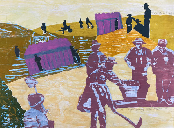 Gail Mallatratt, Gold Fever Seized My Soul, 2019