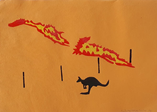 Richard Lawrence, Bushfire, 2020