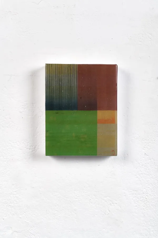 Paul Furneaux RSA, Green Fields (Resin), 2024