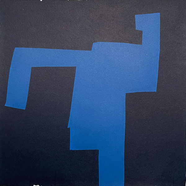 Robert Manners, Awkward (Cobalt & Prussian Blue), 2024