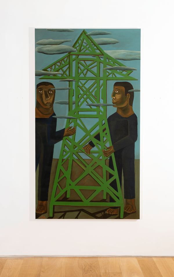 Salah Elmur, Electricity Tower, 2022