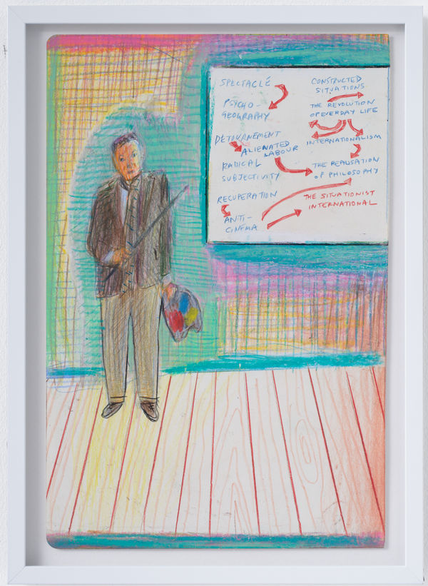 Matthew Collings, Lucian Freud and situationism. Opposites., 2023