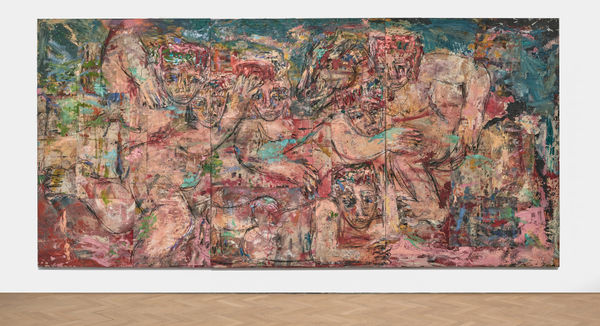 Daniel Crews-Chubb, The Consequences of Play 1 (green and pink), 2021