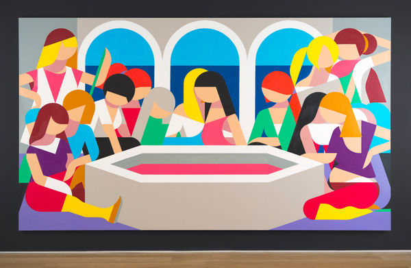 Leonhard Hurzlmeier, Frauen am Brunnen (Women at the Well), 2015-18