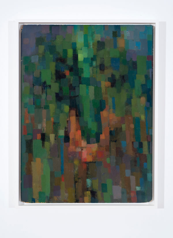 Ibrahim El-Salahi, Vase and Green, 1957