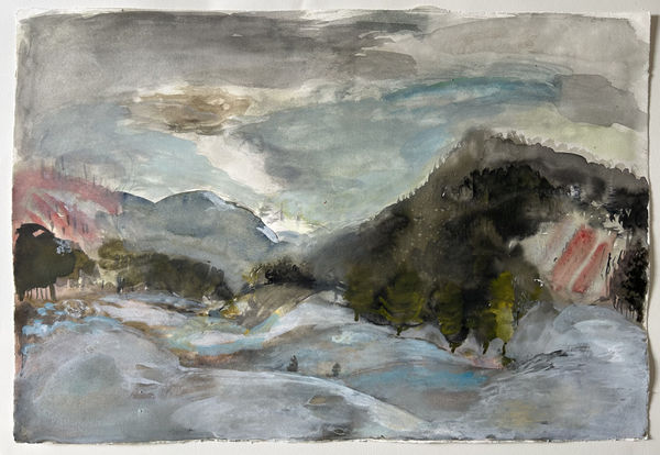 Oliver Dorrell, Ninth Morning - Nant Syddion, 2025