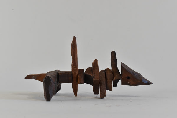 Marie-Thérèse Ross Wandering Aimlessly, 2024 Wood 11 x 15 x 14 cm Signed and dated