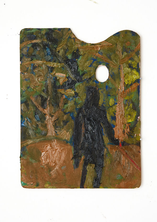 Jonathan Schofield Lycanthropy, 2025 Oil on panel 30 x 20 cm Signed and dated verso