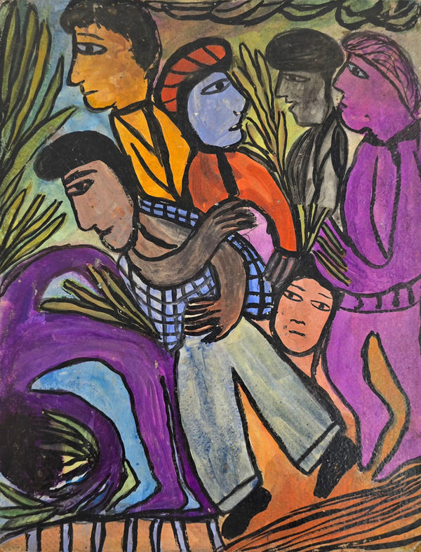 Janet Sobel, Untitled, 1943