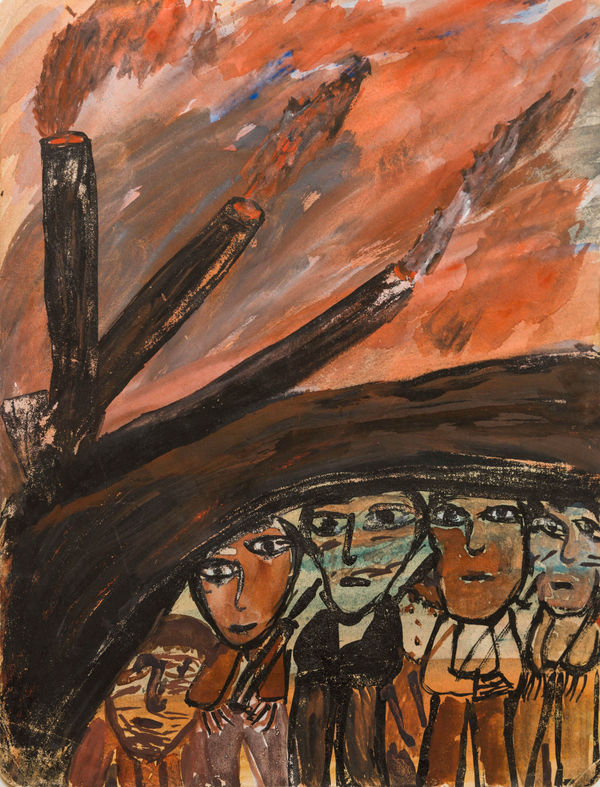 Janet Sobel, Untitled, c. 1941