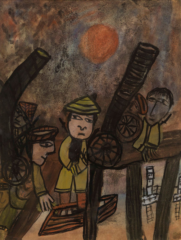 Janet Sobel, Untitled, c. 1942