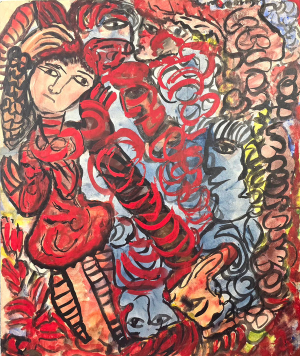 Janet Sobel, Untitled, 1943