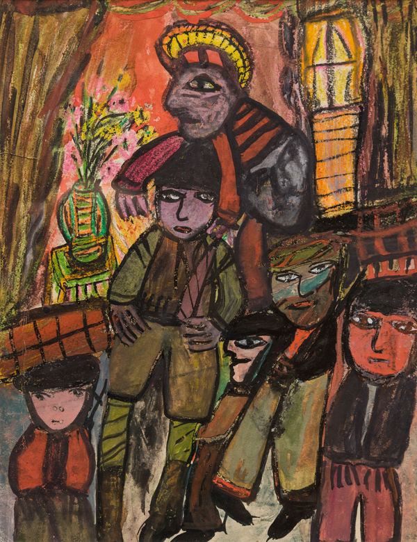 Janet Sobel, Untitled, c. 1942