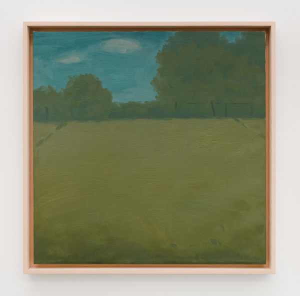 Will Gabaldón Blue Sky with Two Clouds, 2022 Oil on linen 24 x 24 in 61 x 61 cm