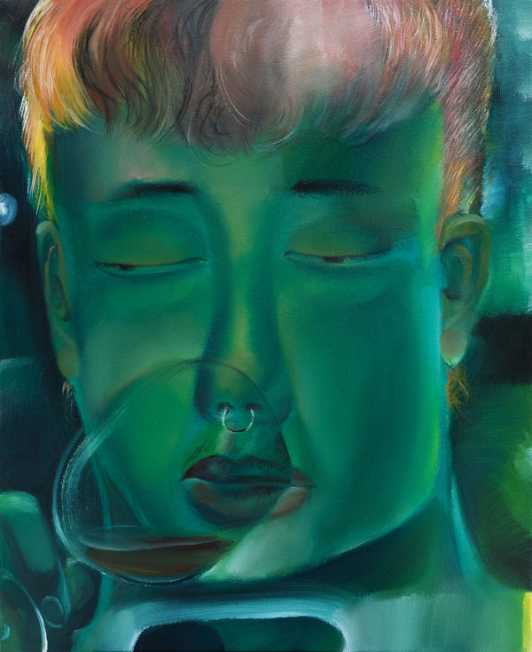 Alvin Ong Mood #48, 2023 Oil on canvas 20 1/8 x 16 1/8 in 51 x 41 cm