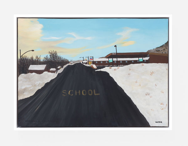 Jessie Homer French Lee Vining, California, 2000 Oil on plywood 17 x 24 ins 43.18 x 60.96 cm