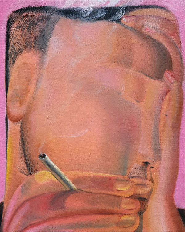 Alvin Ong Mood #15, 2023 Oil on canvas 20 1/8 x 16 1/8 in 51 x 41 cm