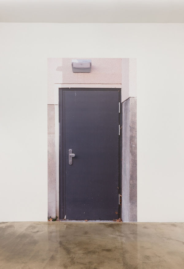 John Miller The Fourth Wall, 2022 Vinyl wall graphic 108 3/4 x 48 5/8 in 276.1 x 123.4 cm