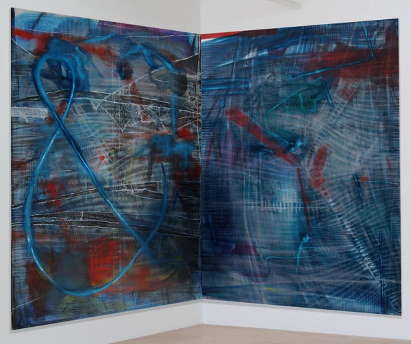 Diego Singh The Triple ID, 2008 – 2012 Oil on linen 84 x 120 ins 213.36 x 304.8 cm