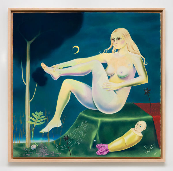 Sara Anstis Swaddle, 2021 Soft pastel on paper 58 5/8 x 60 1/4 in 149 x 153 cm