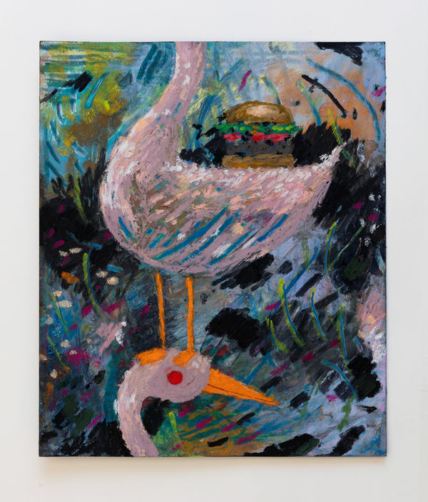 Joshua Nathanson Extra Life, 2019 Chalk and oil pastel on paper 12 x 10 ins 30.48 x 25.4 cm