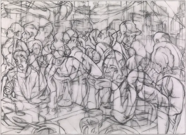 Clive Head, Drawing for the Bar Raiser, 2019