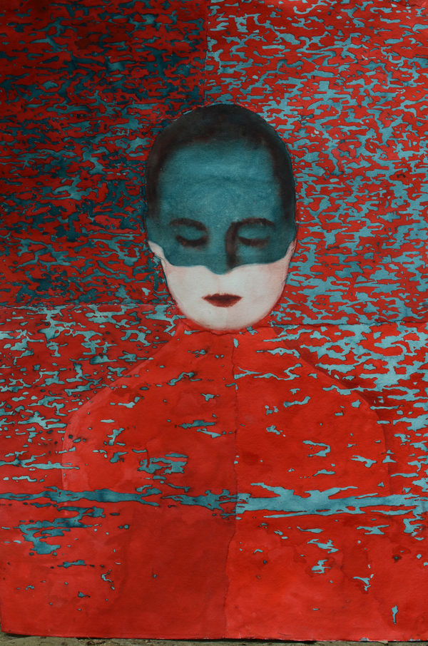 Graham Dean, Floating red, 2021