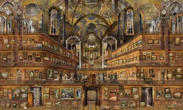 Jean-François Rauzier, Beaux-Arts II, 2020