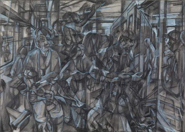 Clive Head, Drawing for The Cherry Train, 2017