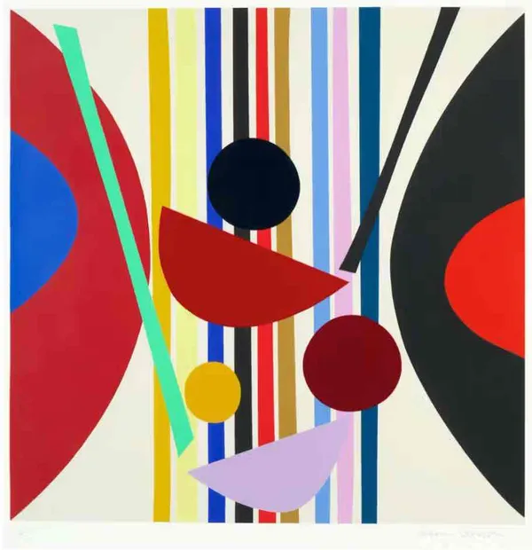 Terry Frost - Vertical Rhythms, 2001