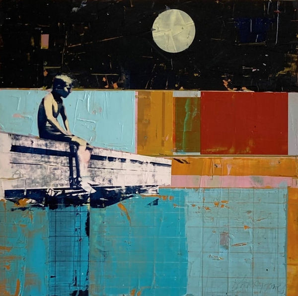 Dan Parry Jones, Jetty in Moonlight