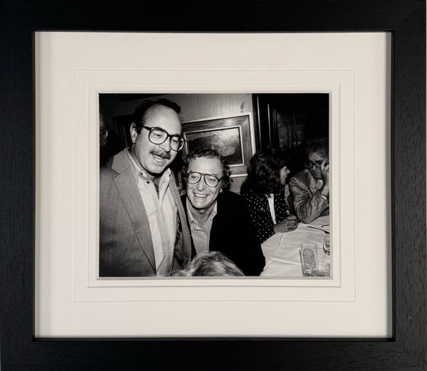Richard Young, BOB HOSKINS AND SIR MICHAEL CAINE, LANGAN'S BRASSERIE, 1980