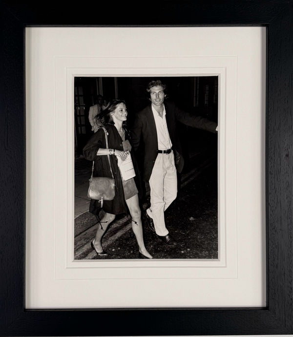 Richard Young, GAE EXTON AND CHRISTOPHER REEVE, LANGAN'S BRASSERIE, 1980