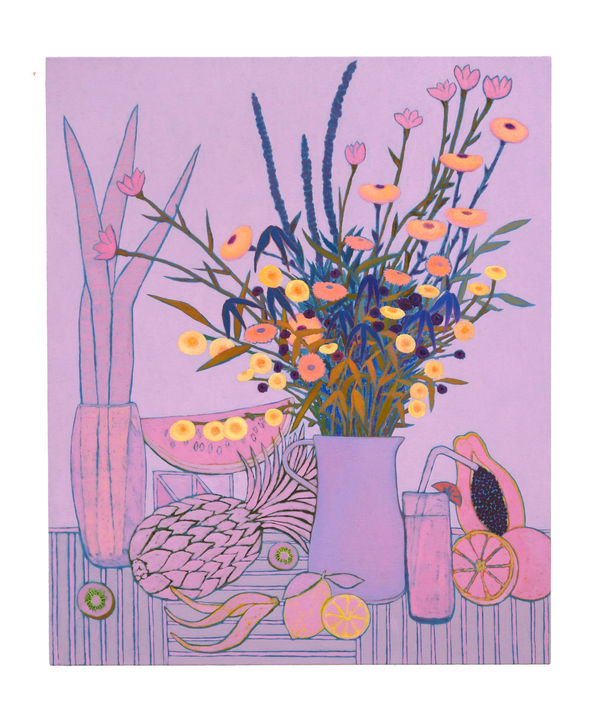 John McAllister pearlesce pinkish no less 35 x 29 copy