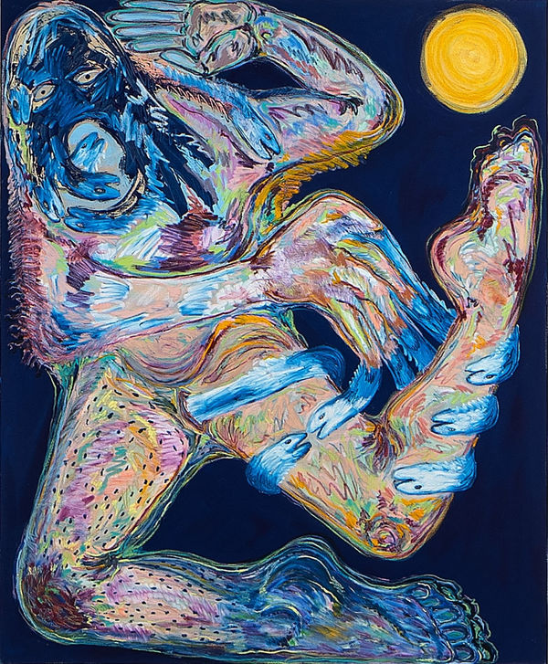 Cécile Guettier, Méduse – série Plus becquetès d'oiseaux que dès à coudre (Médusa – Dinted like a thimble series), 2024