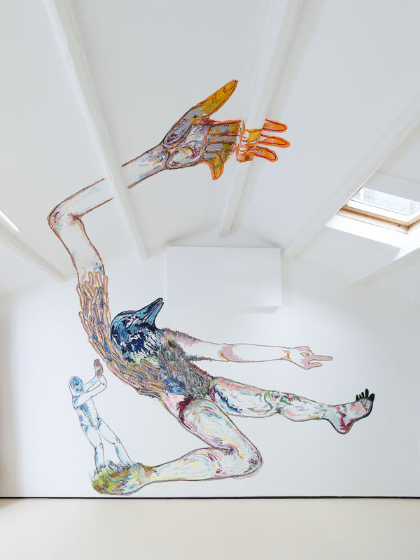 Cécile Guettier, Plus becquetés d'oiseaux que dés à coudre, 2024