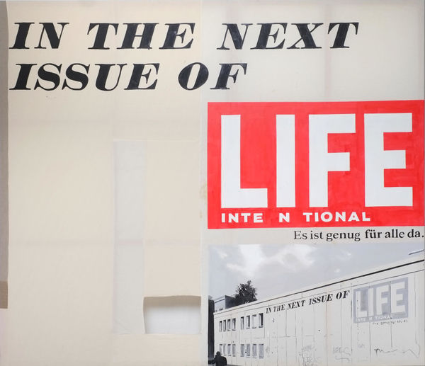 the next issue 250x290cm acrylic on cotton 2014