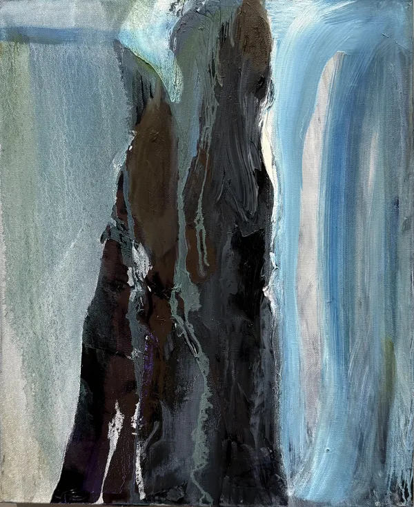 Ali Saif, Behind the Waterfall I, 2025