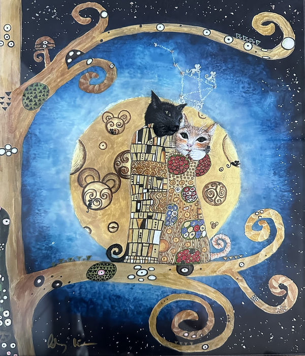 Marianna Kiraly, Klimt Cat II, 2024