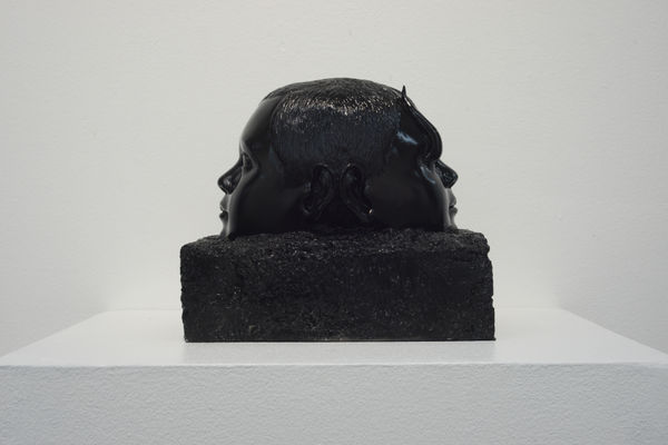 Lynyrd Paras NAKADILAT SA DILIM (Black), 2025 Resin and acrylic 10.75 x 8 x 9.5 inches Edition of 8