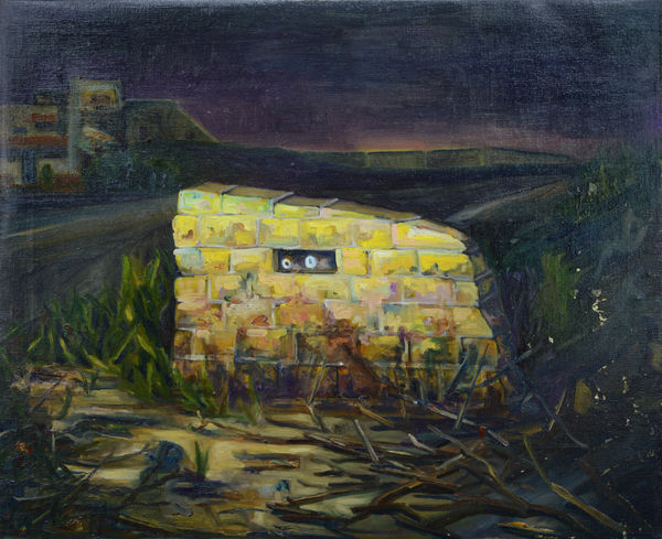 Mariano Ching Yellow Brick Wall, 2018-2025 Oil on canvas 25 ¾ x 31 ½ inches